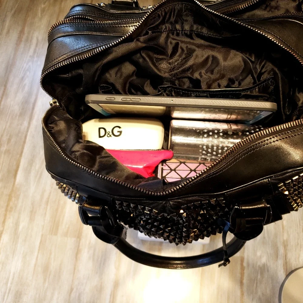 Burberry Prorsum Large Studded pyramid knight bag~ REPOSH - Picture 3 of 4